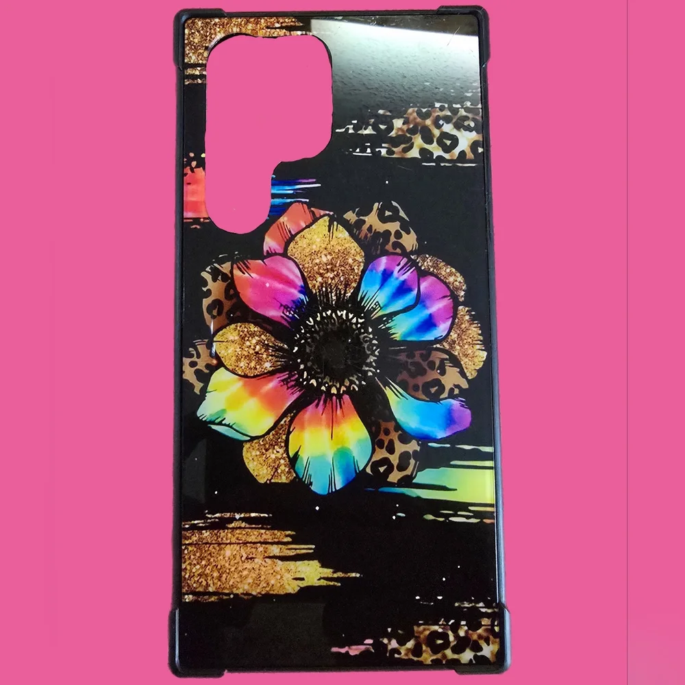 Samsung Galaxy S23Ultra Military Grade Multicolored Floral Phone Case-EUC